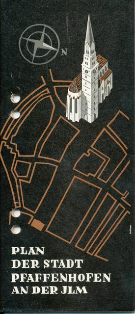Titelseite des ersten Stadtplans von 1954