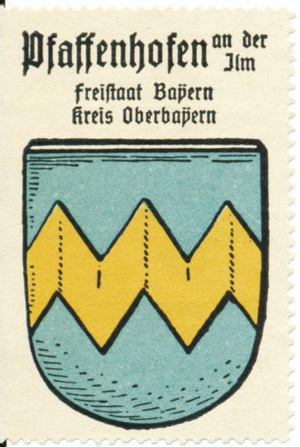 Alte Reklamemarke der Stadt (50erJahre)