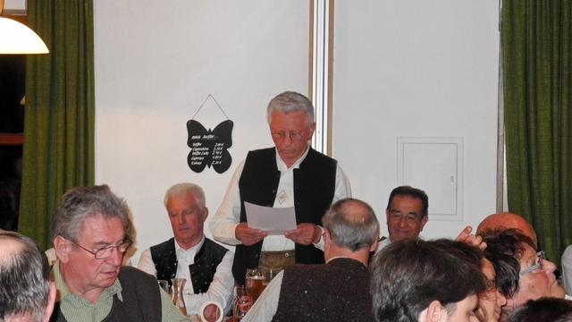Moderator Franz Nischwitz in Aktion