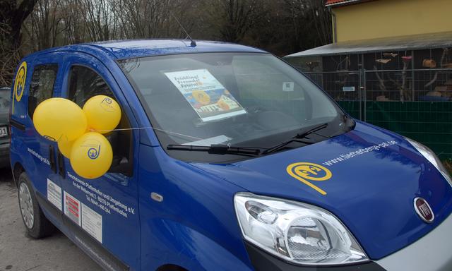 Sogar unser Einsatzfahrzeug feierte mit  ...