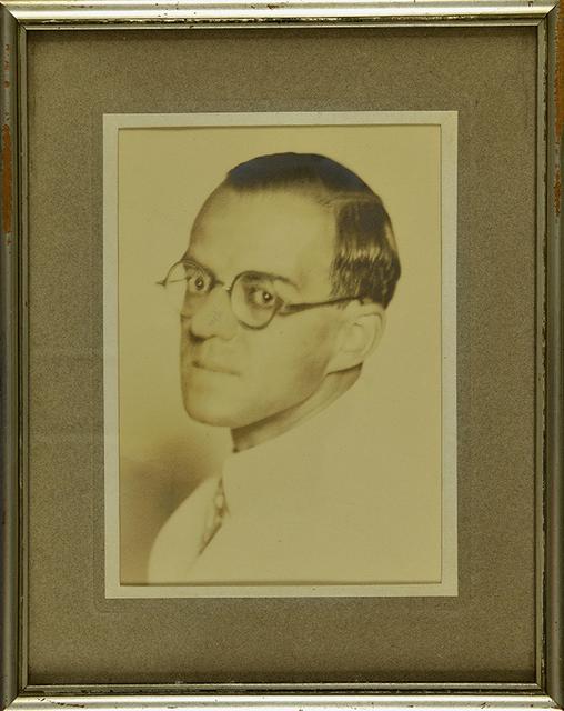 Photographie des Dichters in jungen Jahren