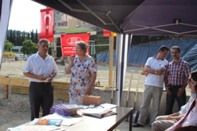 Gute Wünsche der dritten Bürgermeisterin Frau Schratt