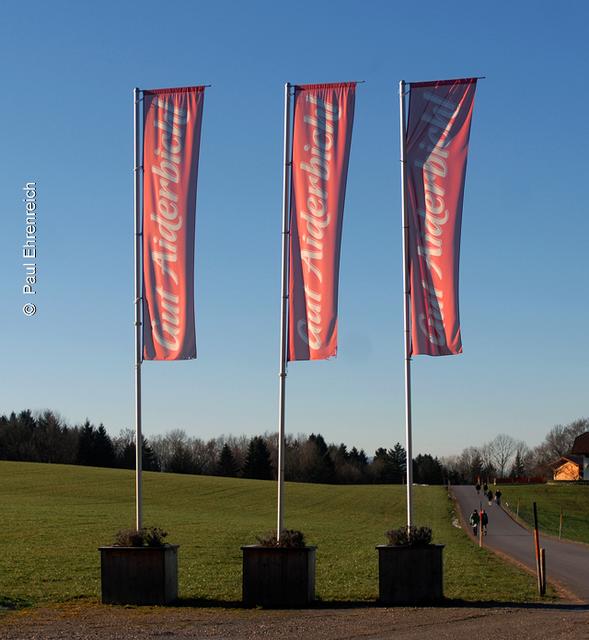 Das Glück der Tüchtigen: Nebel am Morgen, Nebel am Abend, aber während des Besuchs scheint durchwegs die Sonne