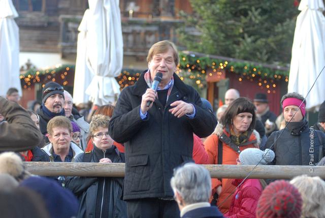 Aiderbichl-Gründer Michael Aufhauser beim Paten-Treffen auf seinem Gut