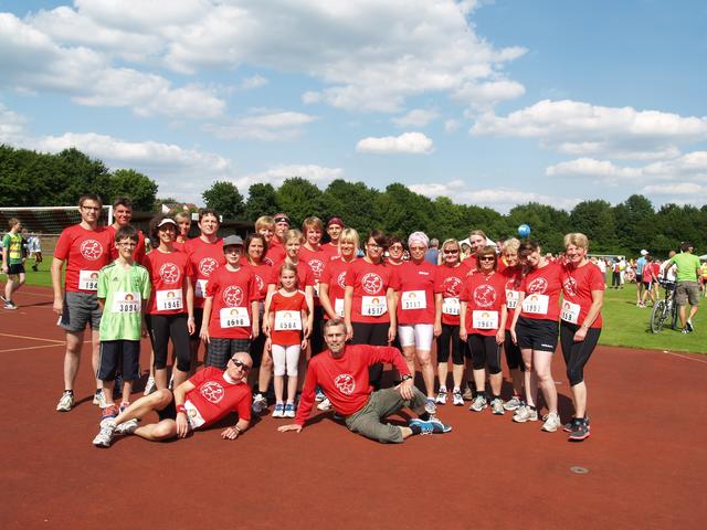 Vor dem Start zum LAUF10!-Abschlusslauf in Wolnzach