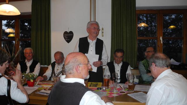 Franz Nischwitz und die Männersinggruppe