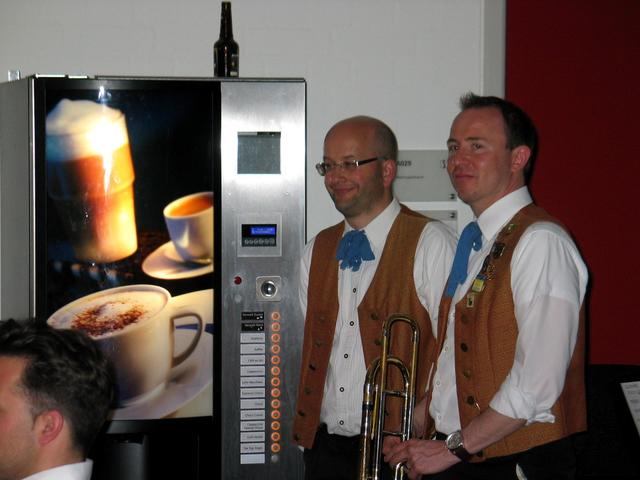 warten auf den Auftritt