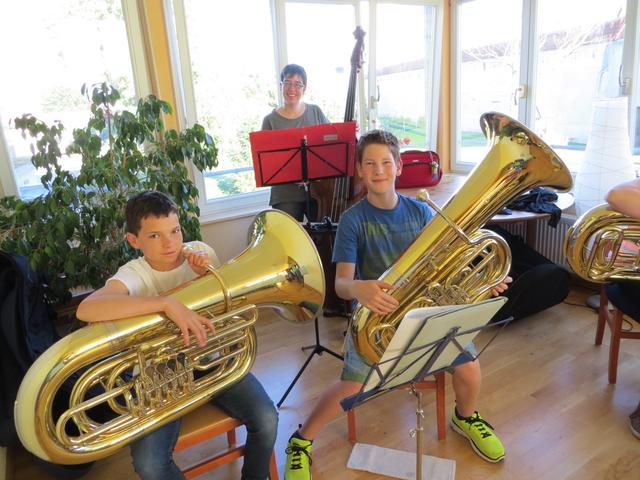 das tiefe Blech bei der Satzprobe