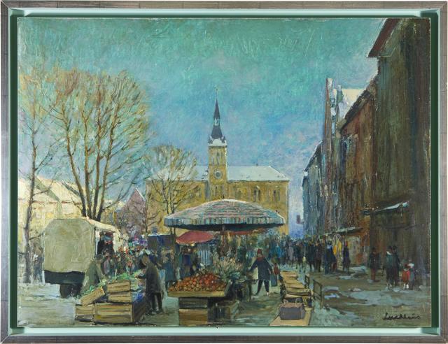 Eduard Luckhaus "Markttag Pfaffenhofen"