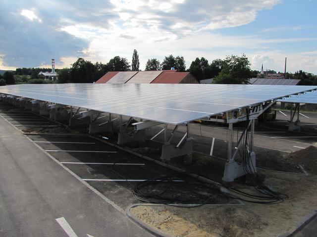 Solarcarport am Bahnhof Pfaffenhofen