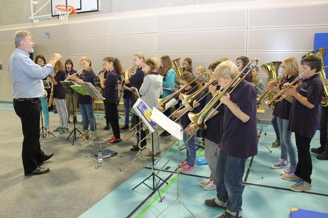 Die Bläserklasse der Georg-Hipp-Realschule