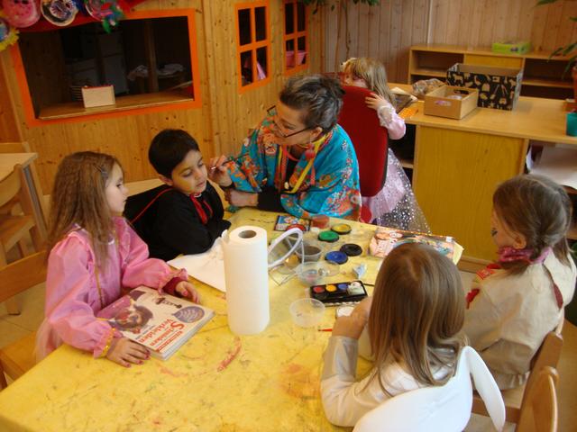 Kinderschminken KITA St. Elisabeth