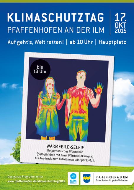 Wärmebild-Selfie am Klimaschutz-Infostand