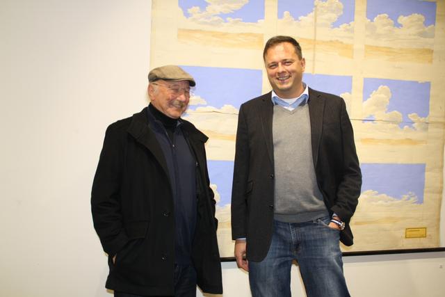 Professor Gottfried Müller (rechts) und Professor Gerhard Berger