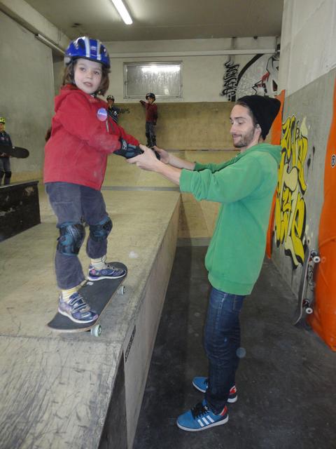 Auch die Vorsichtigeren befinden sich in guten Händen. Foto © Stadtjugendpflege Pfaffenhofen