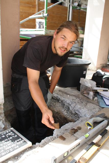Bei der Sanierung der Spitalkirche führten Archäologen Grabungen durch.