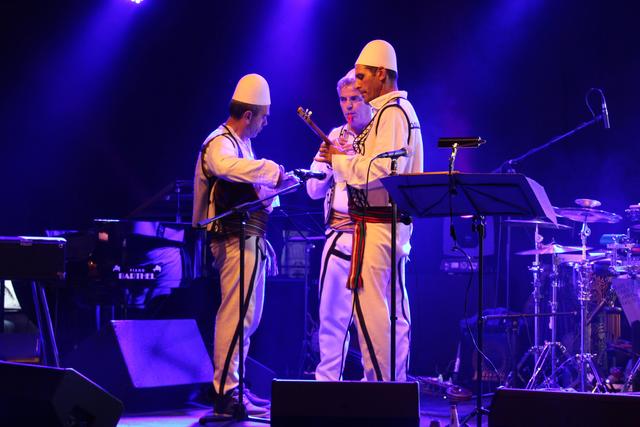 Musiker des Albanischen Kulturvereins „17. Februar“ aus Baden bei Wien traten im Vorprogramm auf.