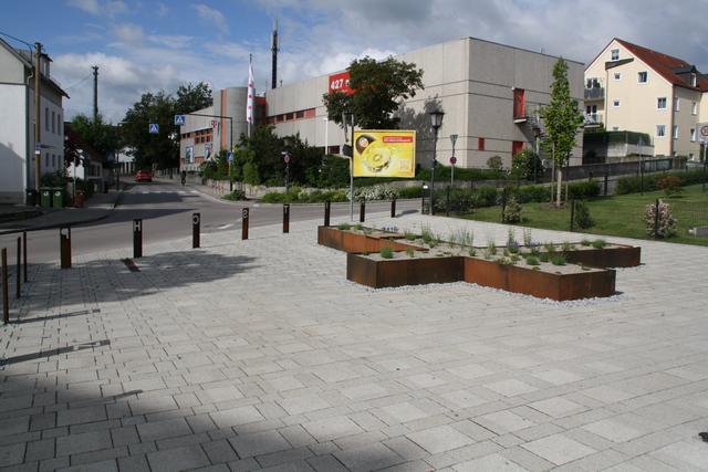 Der  neu gestaltete Gritschplatz