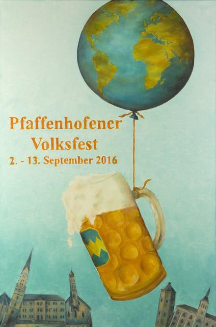 Das Volksfestplakat 2016 von Anton Oberhofer