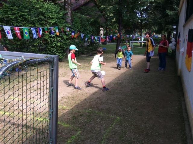 ... mitten im Spielgeschehen...