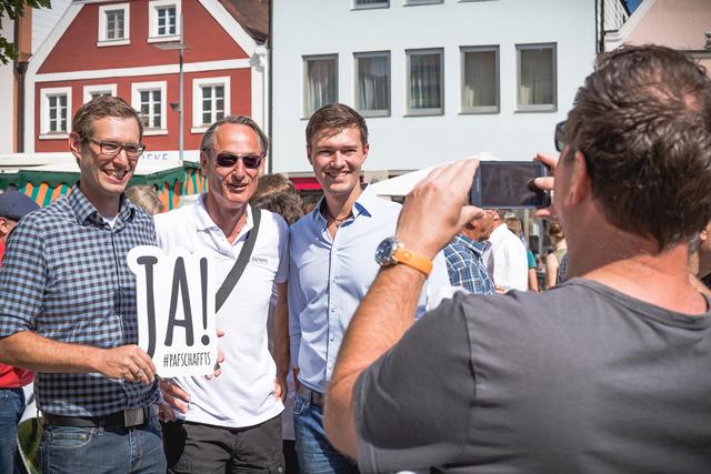 Bekennerfoto Stadtwerk Pfaffenhofen - "JA!" #pafschaffts
