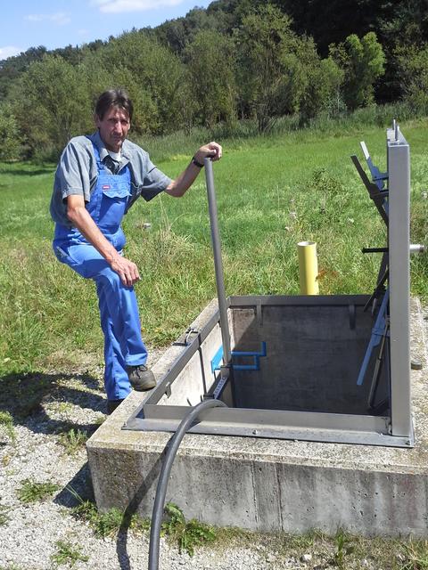Toni Wagner am Einstieg in Tegernbach