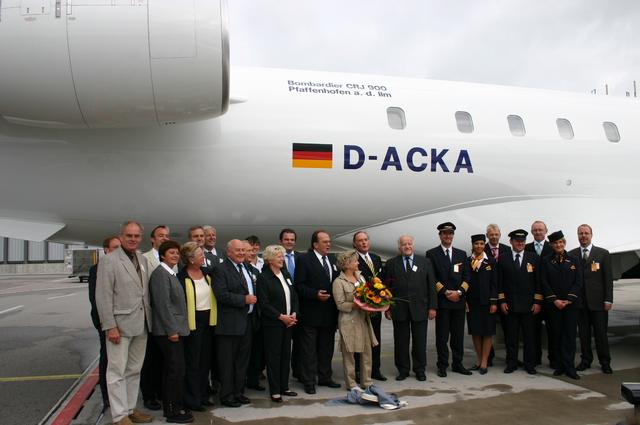 Flugzeugtaufe am 22. August 2006