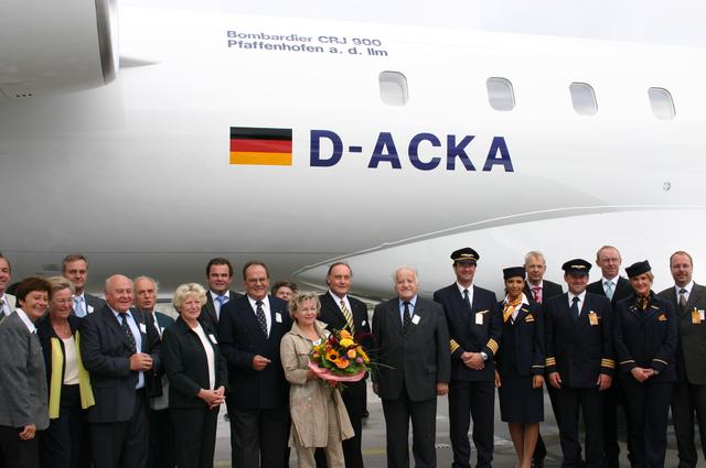 Flugzeugtaufe am 22. August 2006