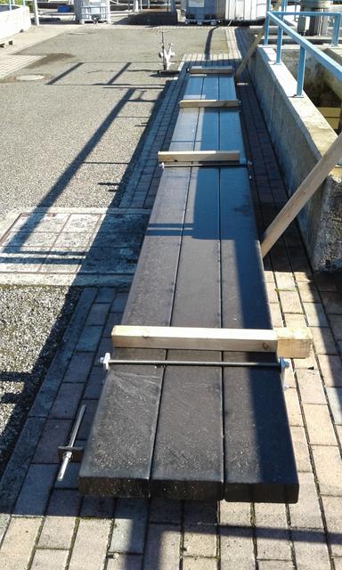 Leitblech vor der Montage