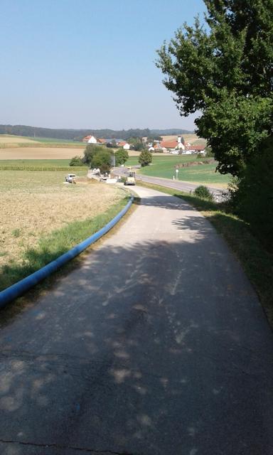 Fahrradweg nach Haimpertshofen
