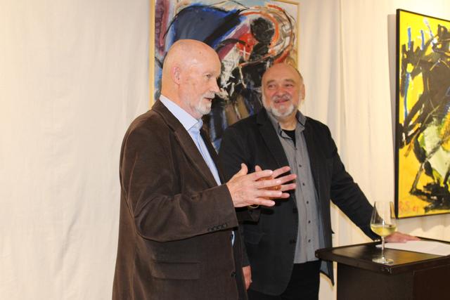 Reiner Schlamp (links) und Prof. Günther Köppel