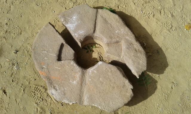 Noch ein historischer Mühlstein der Arlmühle