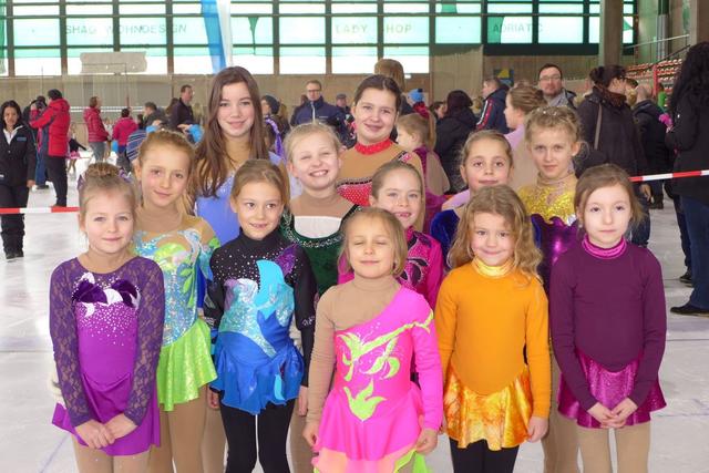 Die Aktiven der Kunstlaufabteilung