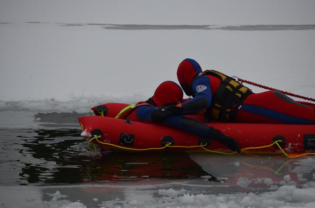 Bergung eines Verunglückten