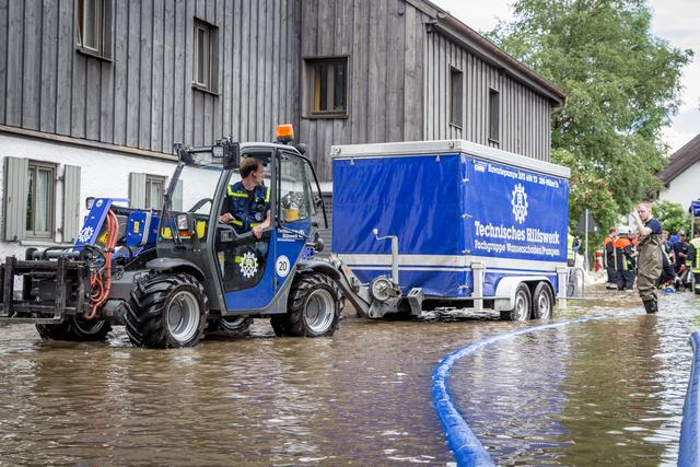 Hochwasser-Einsatz in Simbach im Juni 2016 | Foto: Michael Matthes