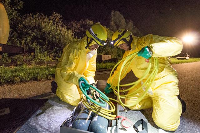 Übung am 12. August 2016 | Foto: Michael Matthes