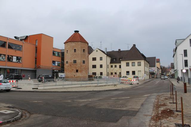 Der Stadtgraben wird ab Montag zur Einbahnstraße.