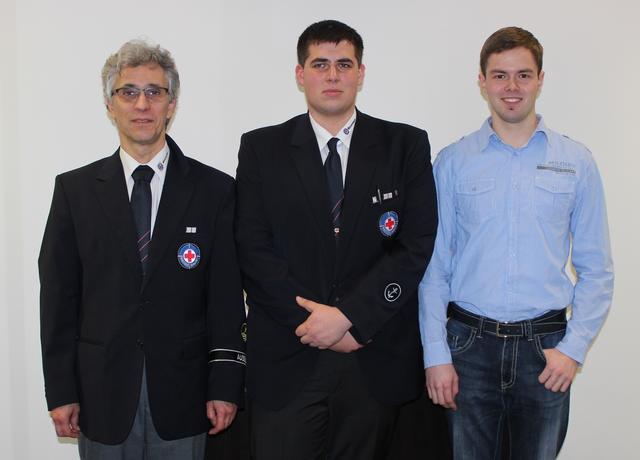 Technischer Leiter Michael Plass mit seinen Stellvertretern Thomas Roth und Georg Postel (von links)