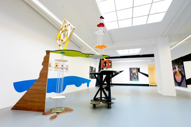 Eine Installation von Daniel Man, der im Garten des Flaschlturms arbeiten wird.