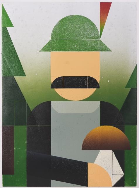 Benjamin Badock (hier sein "Pilzfreund") beteiligt sich an der Ausstellung "Ladder to heaven" in der Kunsthalle Pfaffenhofen.