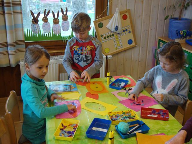Osterbasteln in der Kindertagesstätte St. Elisabeth