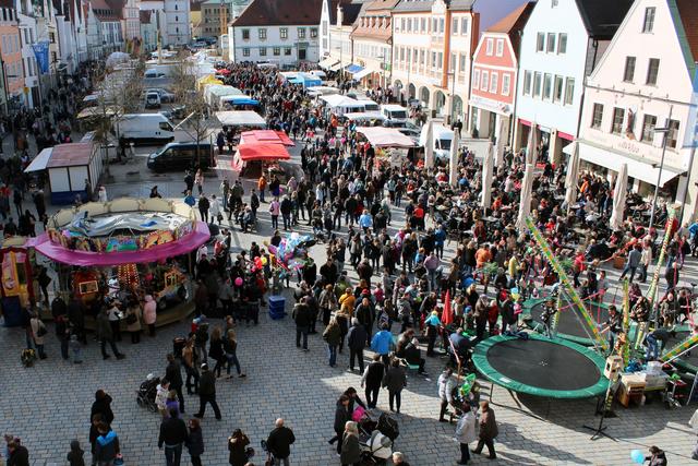Bei der Maidult wird wieder einiges los sein in der Pfaffenhofener Innenstadt.