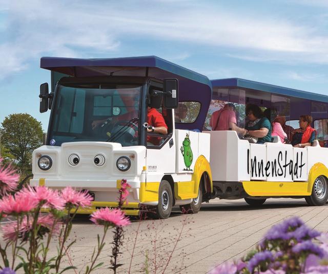 Der neue Pfaffenhofener Innenstadt-Express lädt bei der Maidult am 7. Mai erstmals zu kostenlosen Rundfahrten ein. | Foto: Markus Amann
