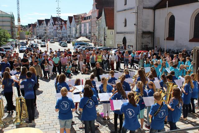 Standkonzert beim Tag der offenen Tür 2016