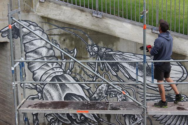 Max Birkl macht auch Tattoos