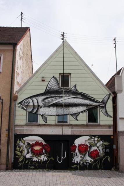 Arbeit von Max Birkl in der Frauenstraße