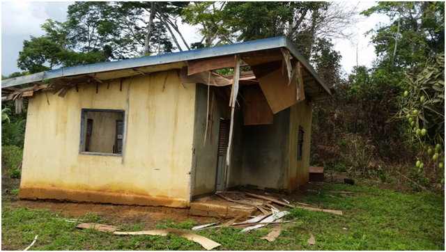 Lehrerwohnungen in Njana : Aufnahme im März 2016