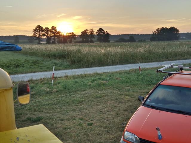 Sonnenaufgang von der Winde aus.