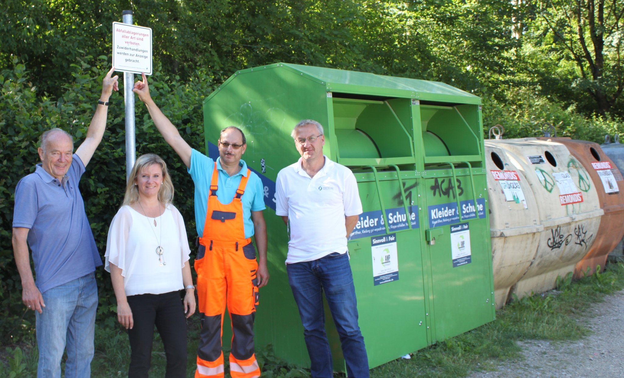 AWP und Stadtwerke gehen gegen Umweltsünder vor Pfaffenhofen