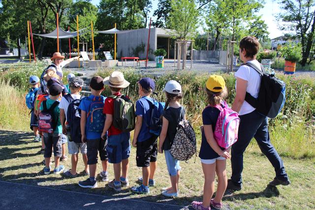 Aus Niederbayern kommen die Kleinen zur Natur in Pfaffenhofen 2017 ins Grüne Klassenzimmer